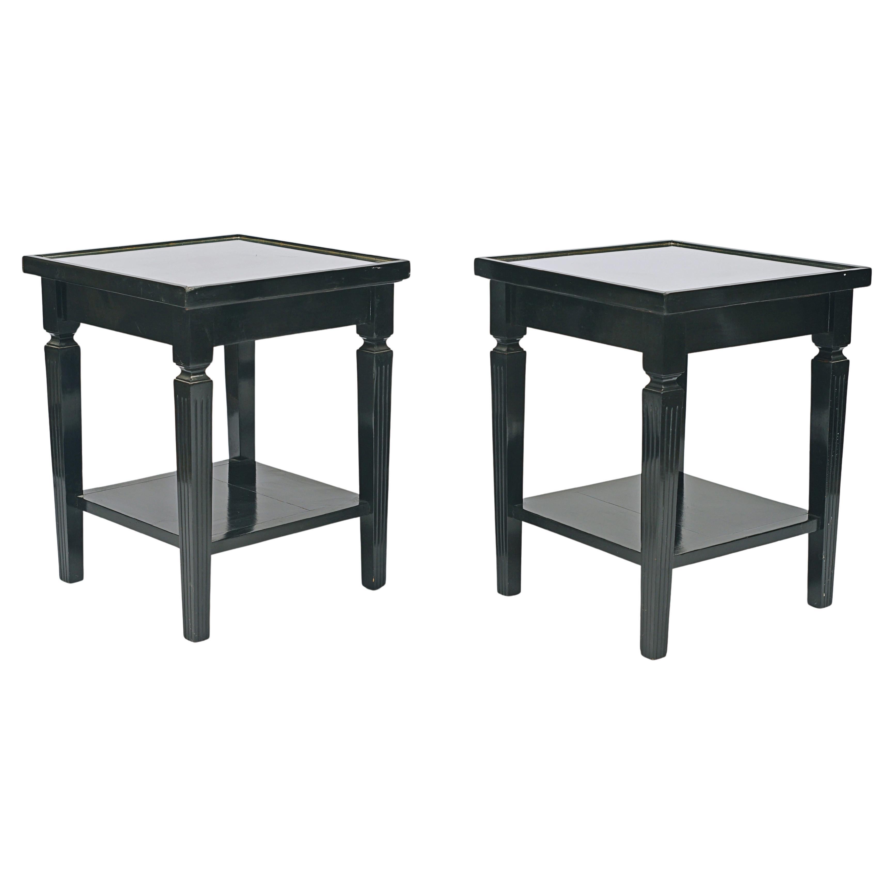 Paire de tables d'appoint Art Déco style Maison Jansen en vente