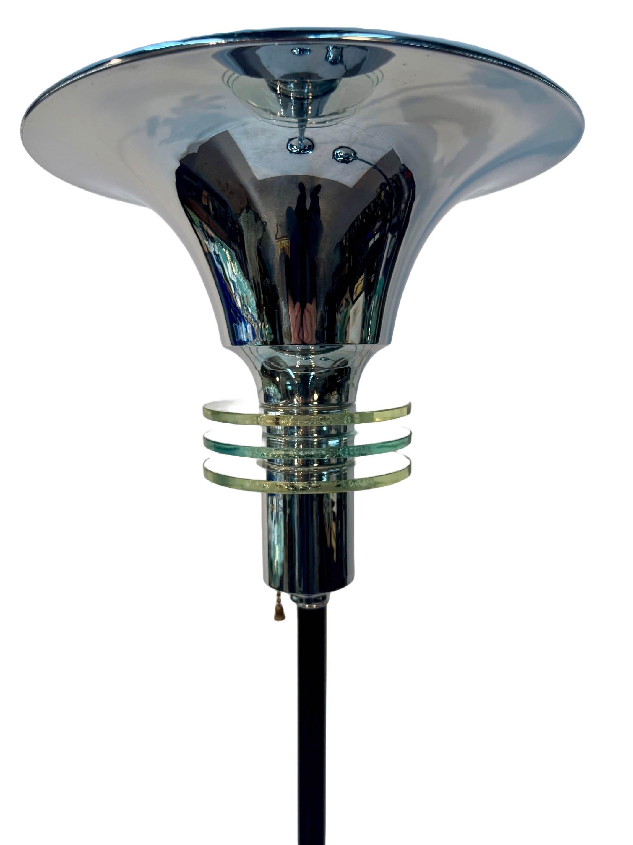 Coppia di torchietti Art Deco in argento e nero In condizioni buone in vendita a Montreal, QC