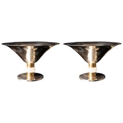 Pair of Art Deco Silver Centerpieces by Jean E. Puiforcat, France