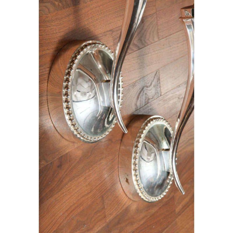 Pair of Art Deco Single-Arm Wall Sconces '2 Pairs Available' For Sale 1