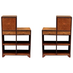 Pair of Art Deco Skyscraper Cabinets