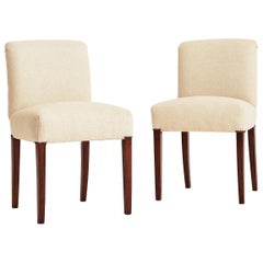 Pair of Art Deco Slipper Chairs