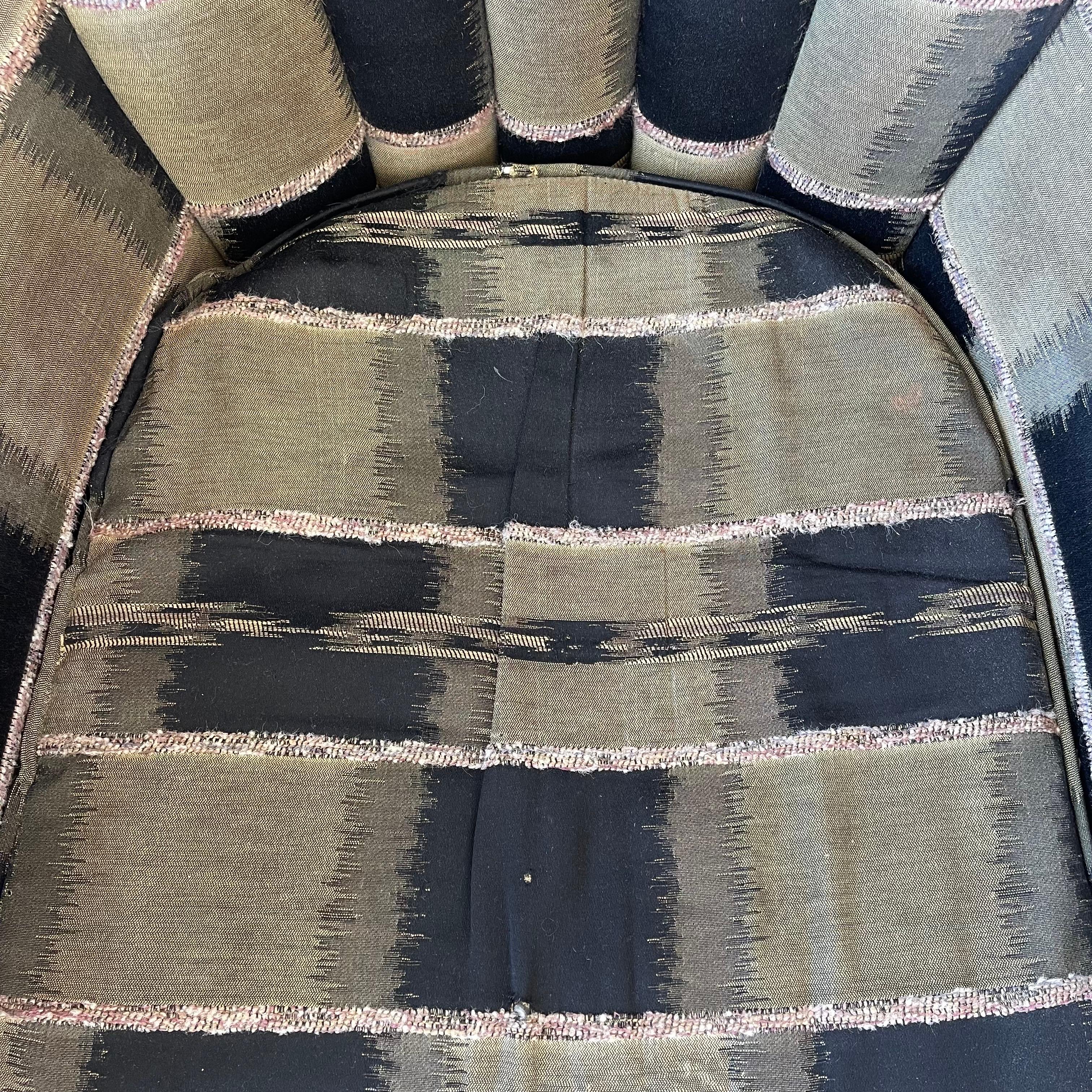 Paire de fauteuils Art Deco en rotin fendu, USA, Circa 1940s en vente 10