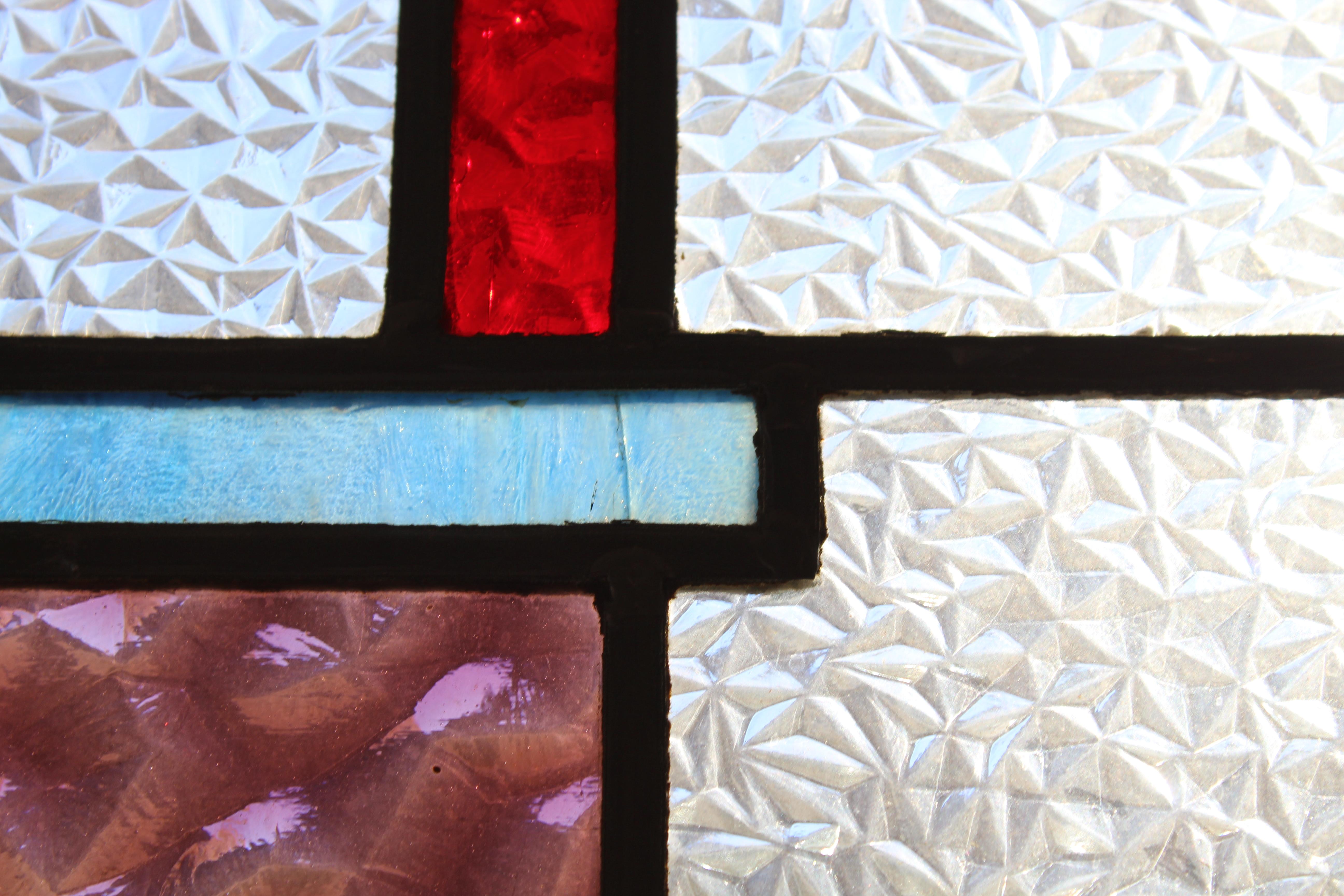 Pair of Art Deco Stained Glass Doors 23
