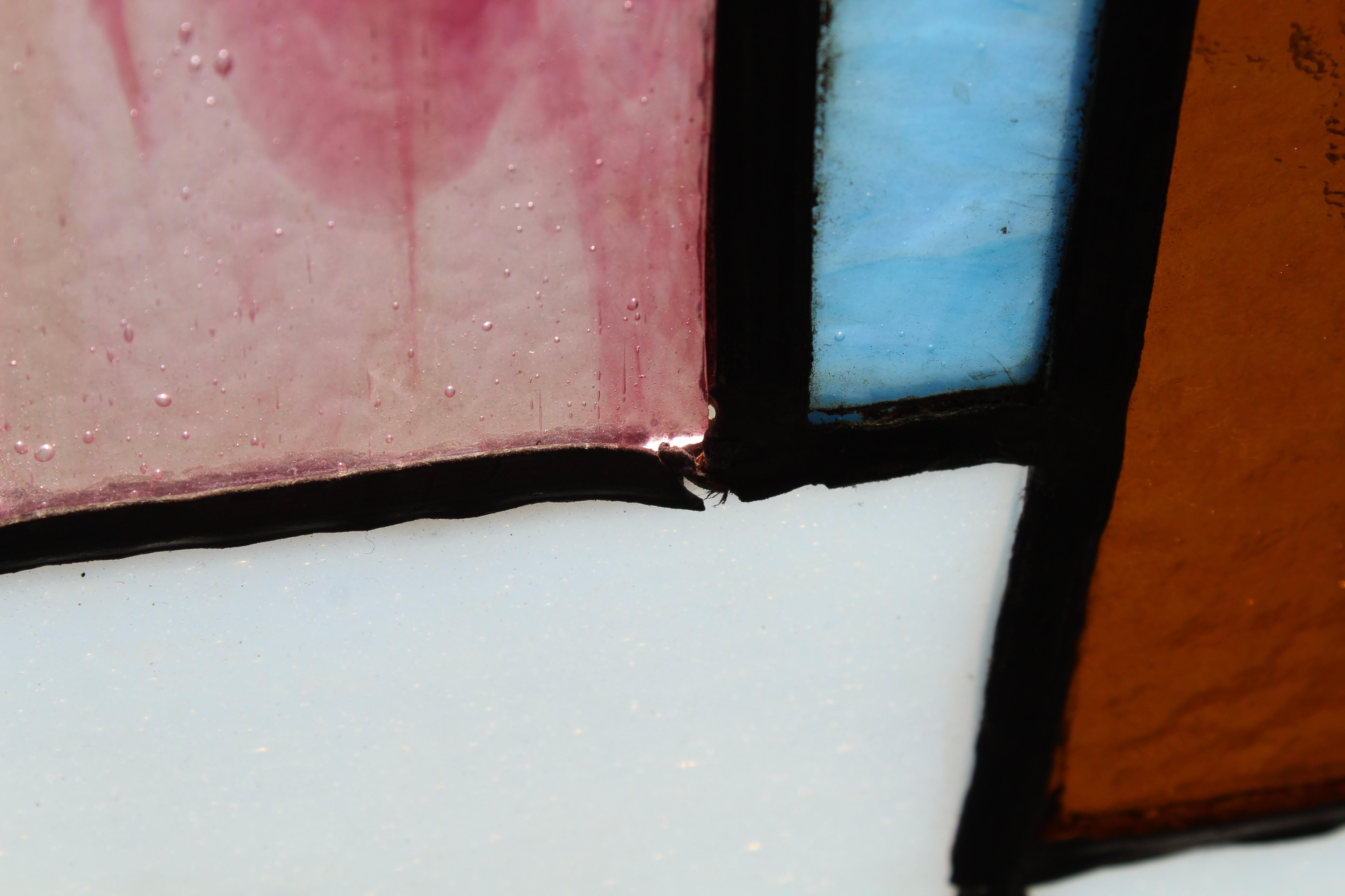 Pair of Art Deco Stained Glass Doors 23