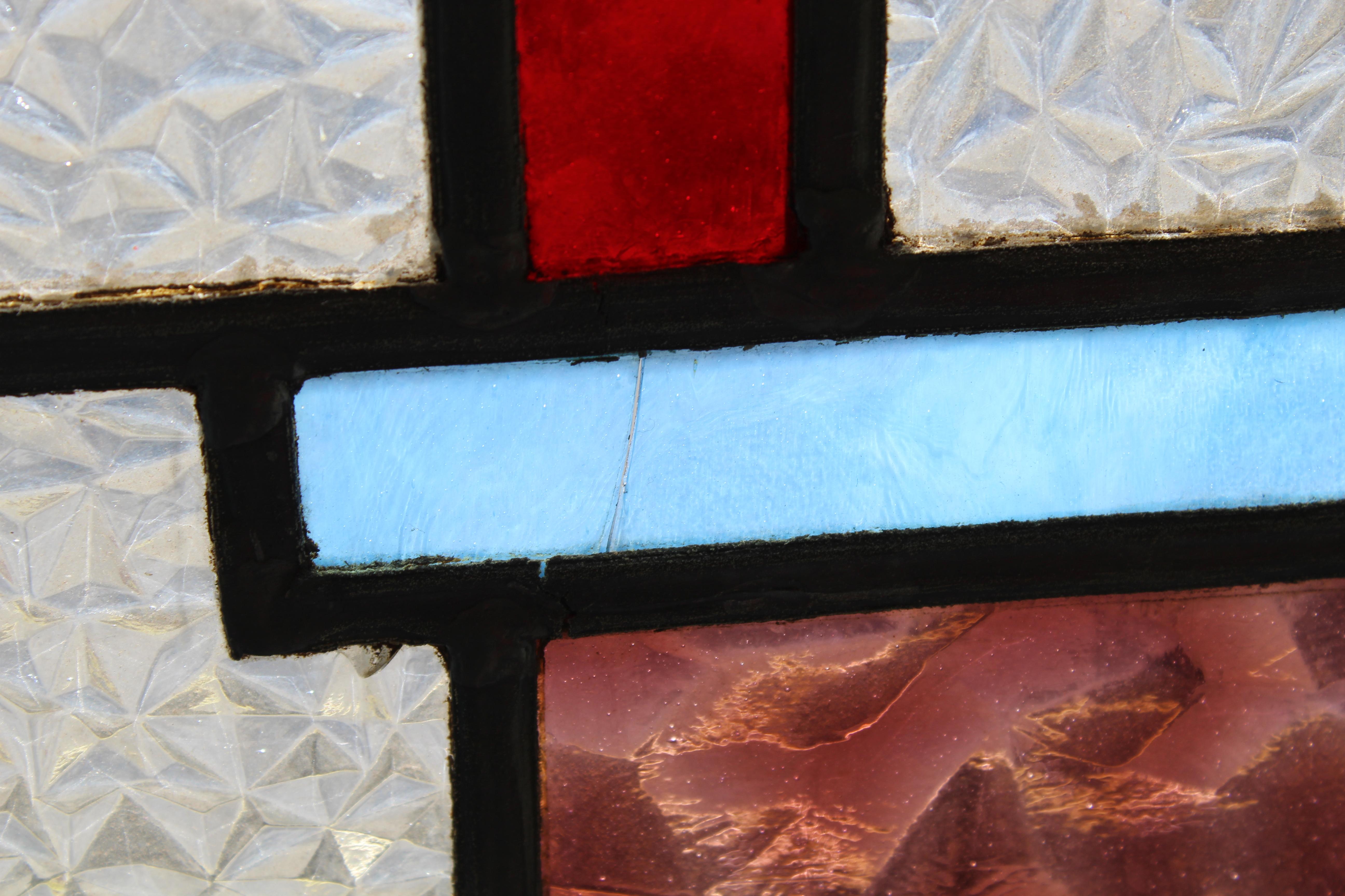 Pair of Art Deco Stained Glass Doors 23