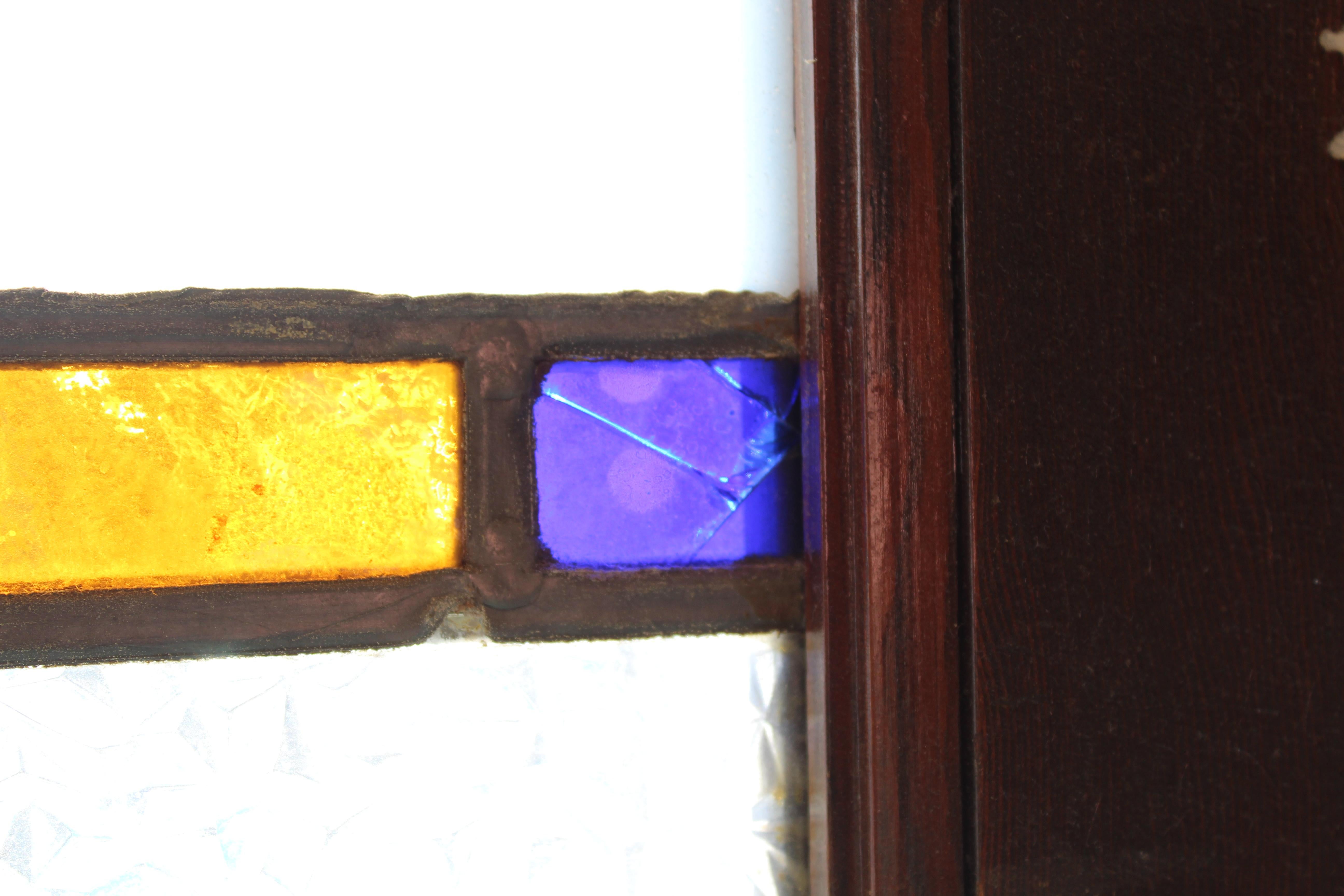 Pair of Art Deco Stained Glass Doors 23