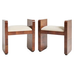 Pair of Art Deco Stools