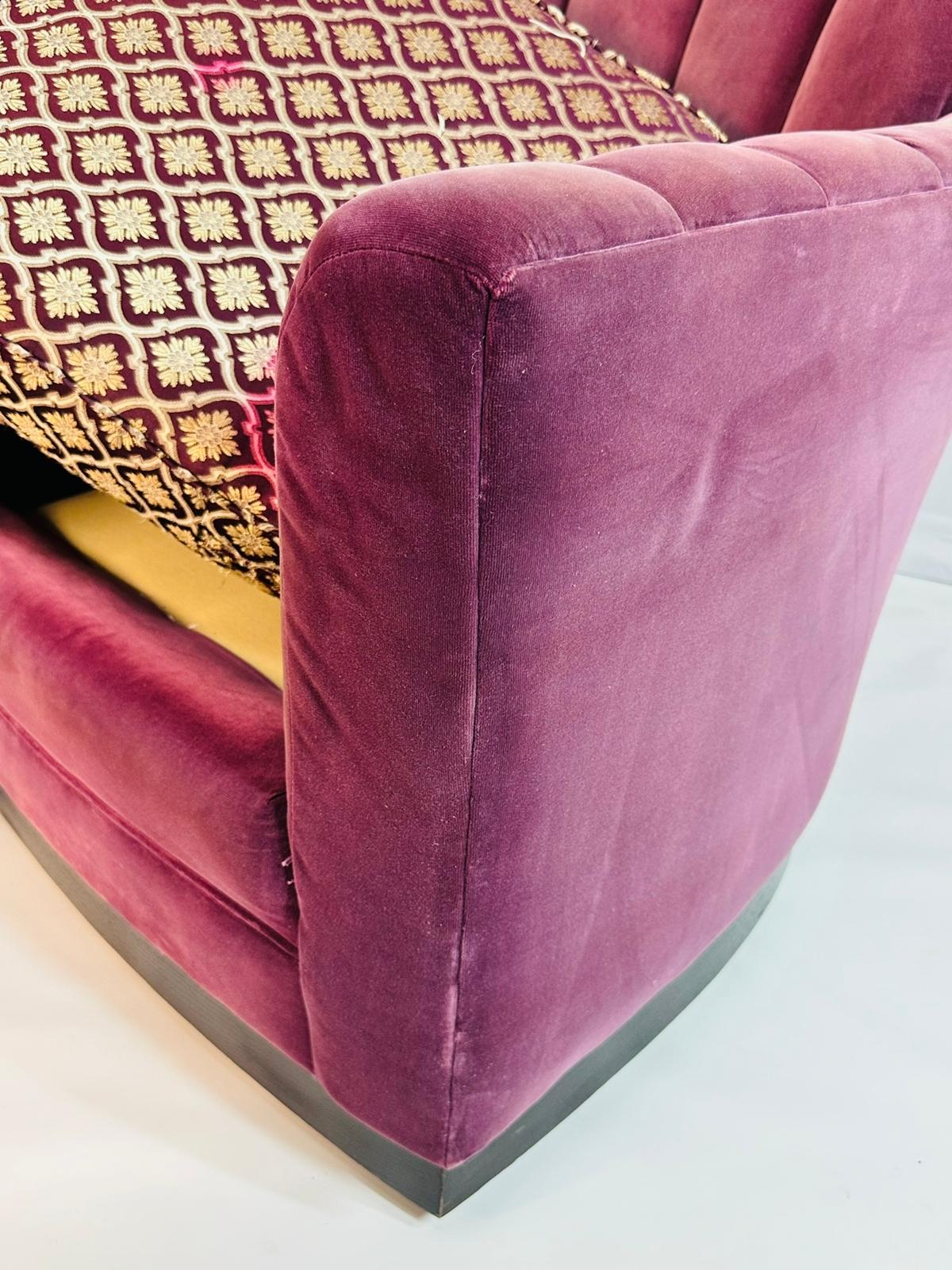 Pair of Art Deco Style Arm Chairs With a Swivel Mechanism by Michael Weiss 12