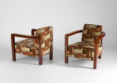 Paire de fauteuils de style Art déco, États-Unis, XXe siècle
