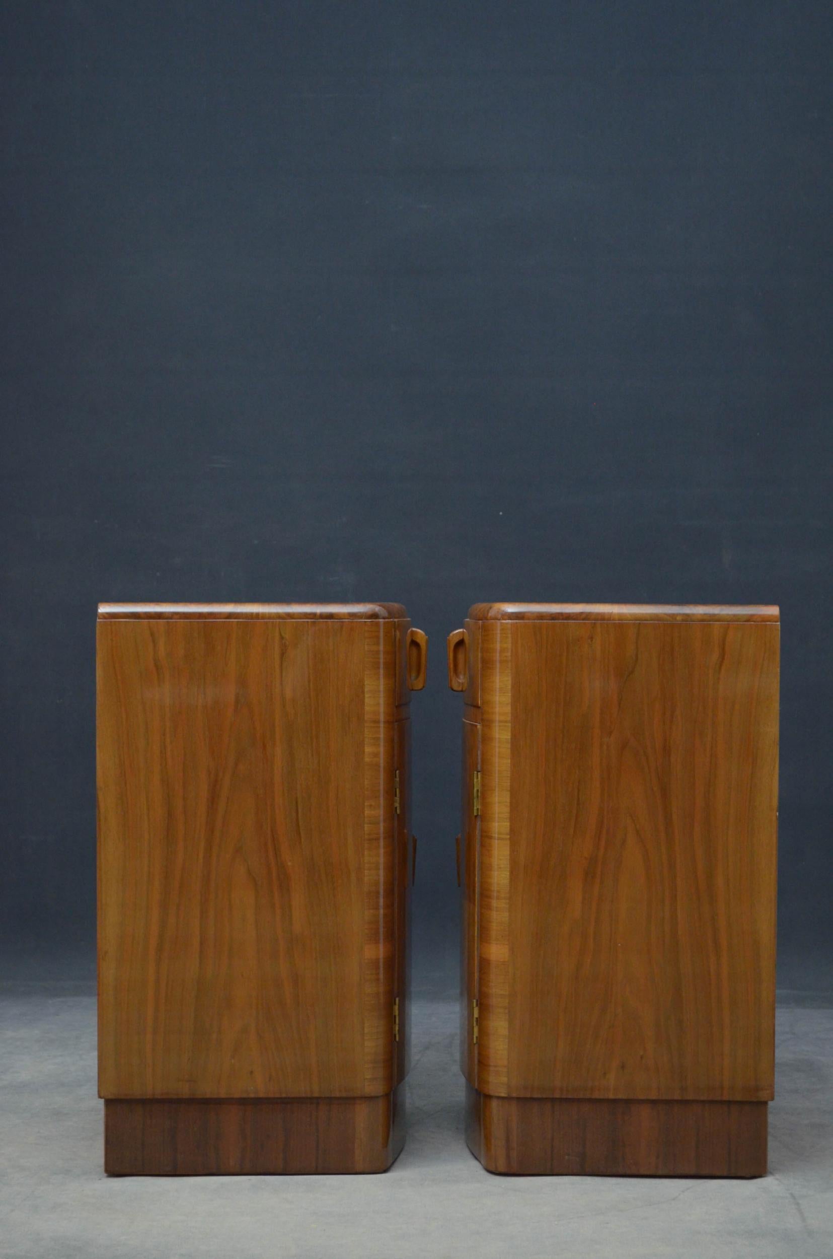 Pair of Art Deco Style Bedside Cabinets 4