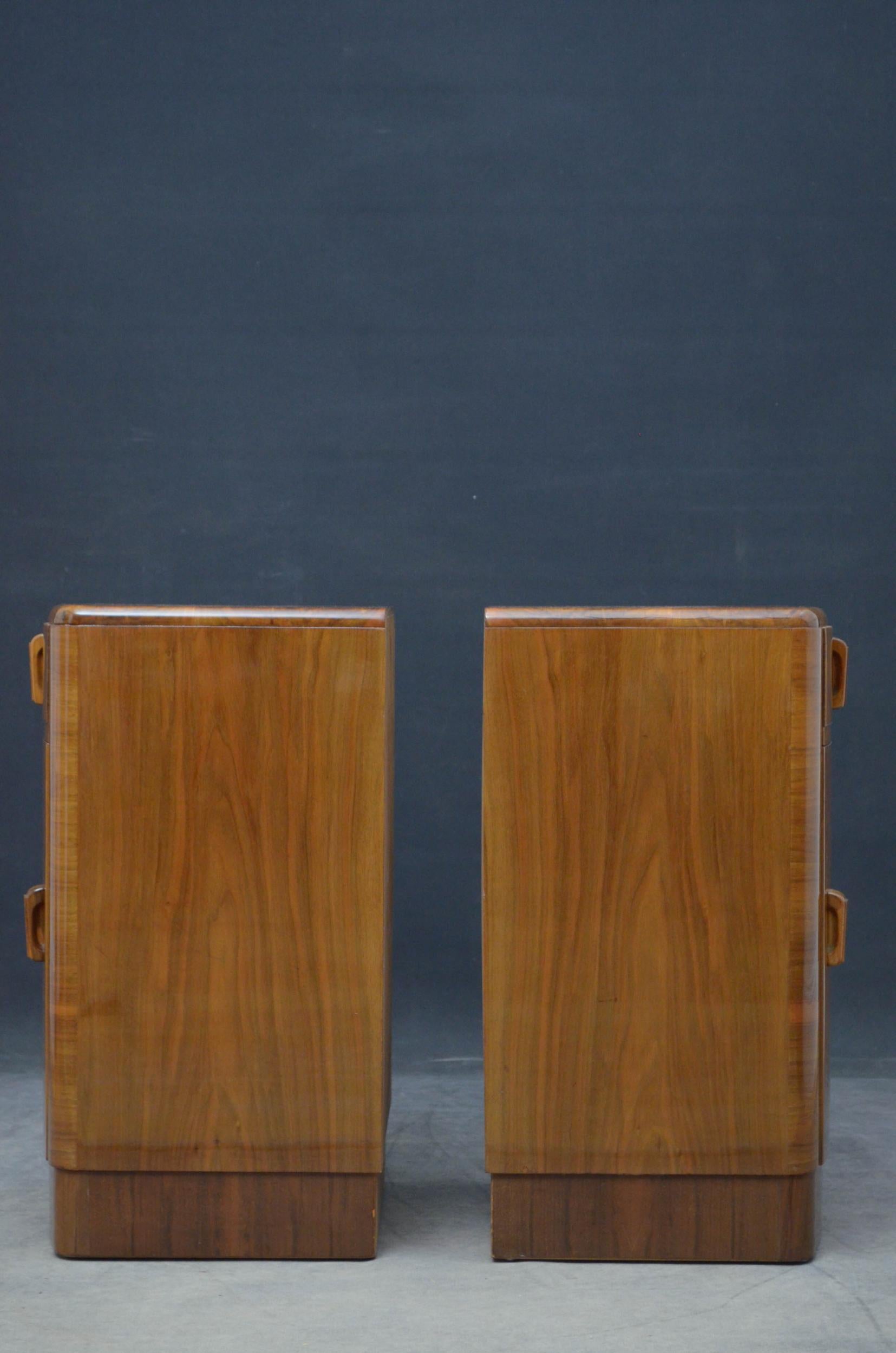 Pair of Art Deco Style Bedside Cabinets 2