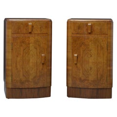 Pair of Art Deco Style Bedside Cabinets