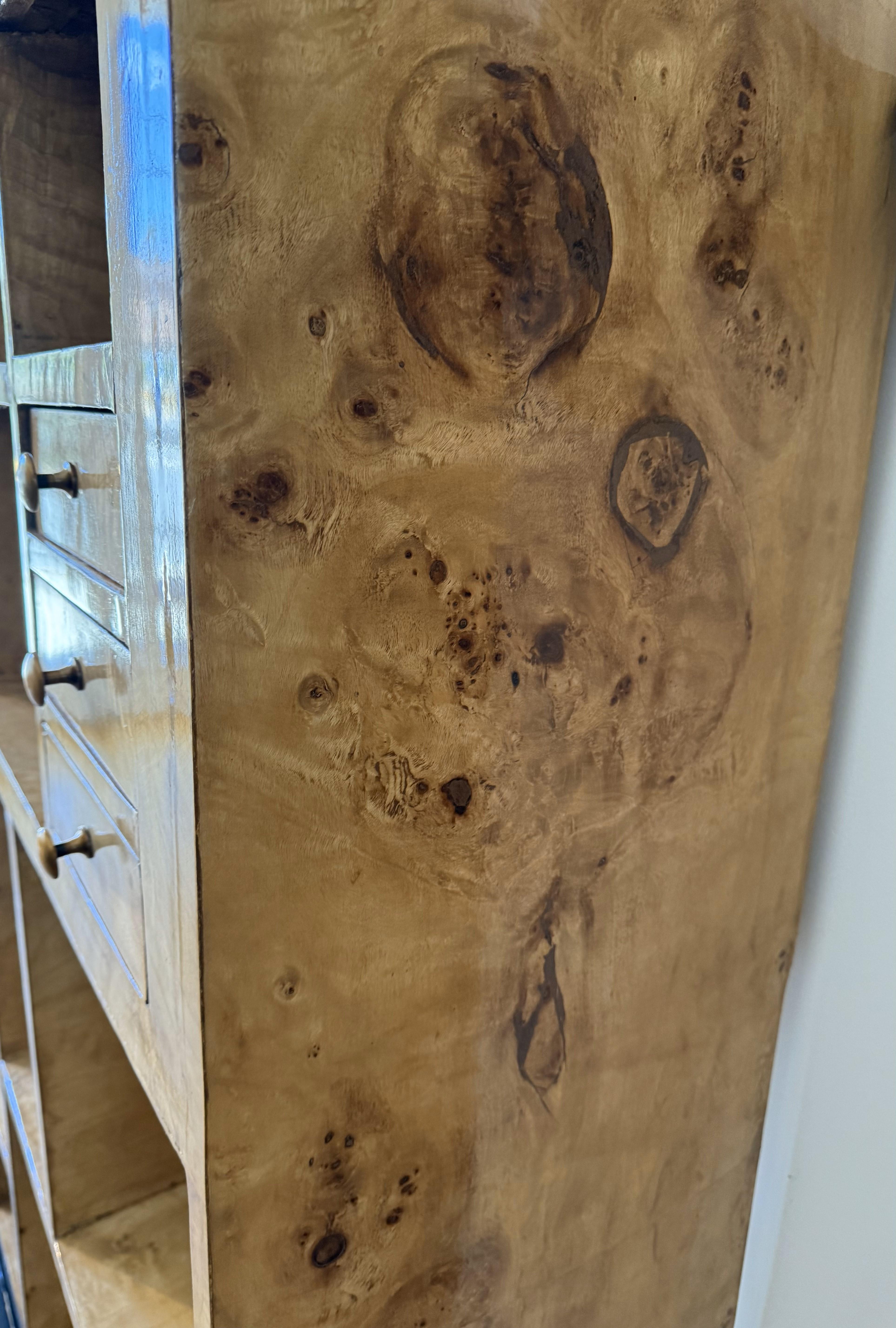 Coppia di divisori per ambienti in betulla in stile Art Déco In condizioni ottime in vendita a Middleburg, VA