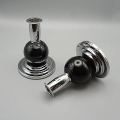 Pareja de Candeleros de Estilo Art Decó