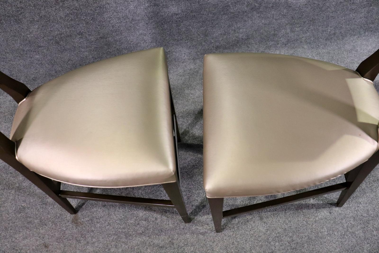 Pair of Art Deco Style Contemporary Bar Stools For Sale 6