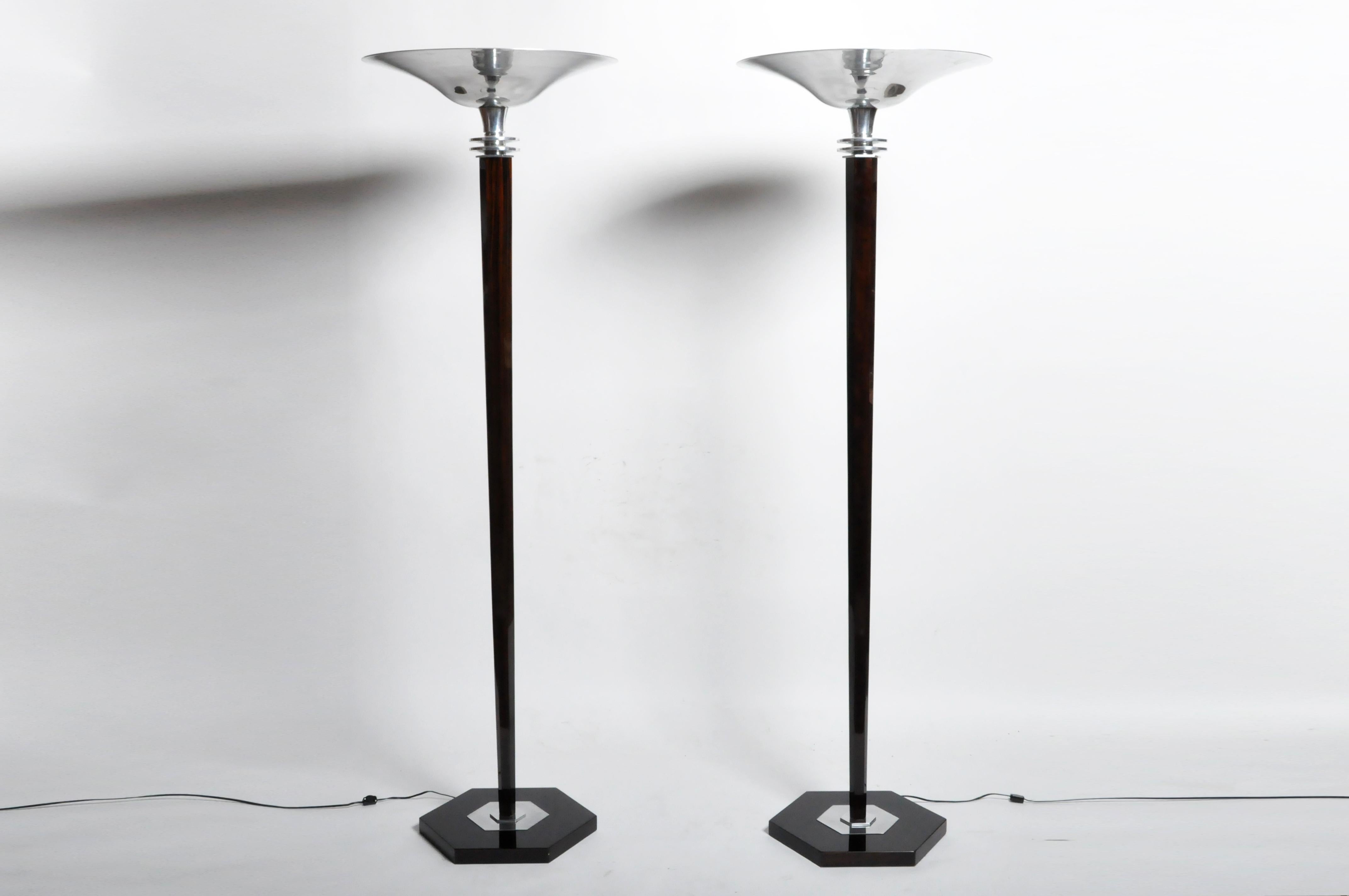 Pair of Art Deco Style Hungarian Floor Lamps 14