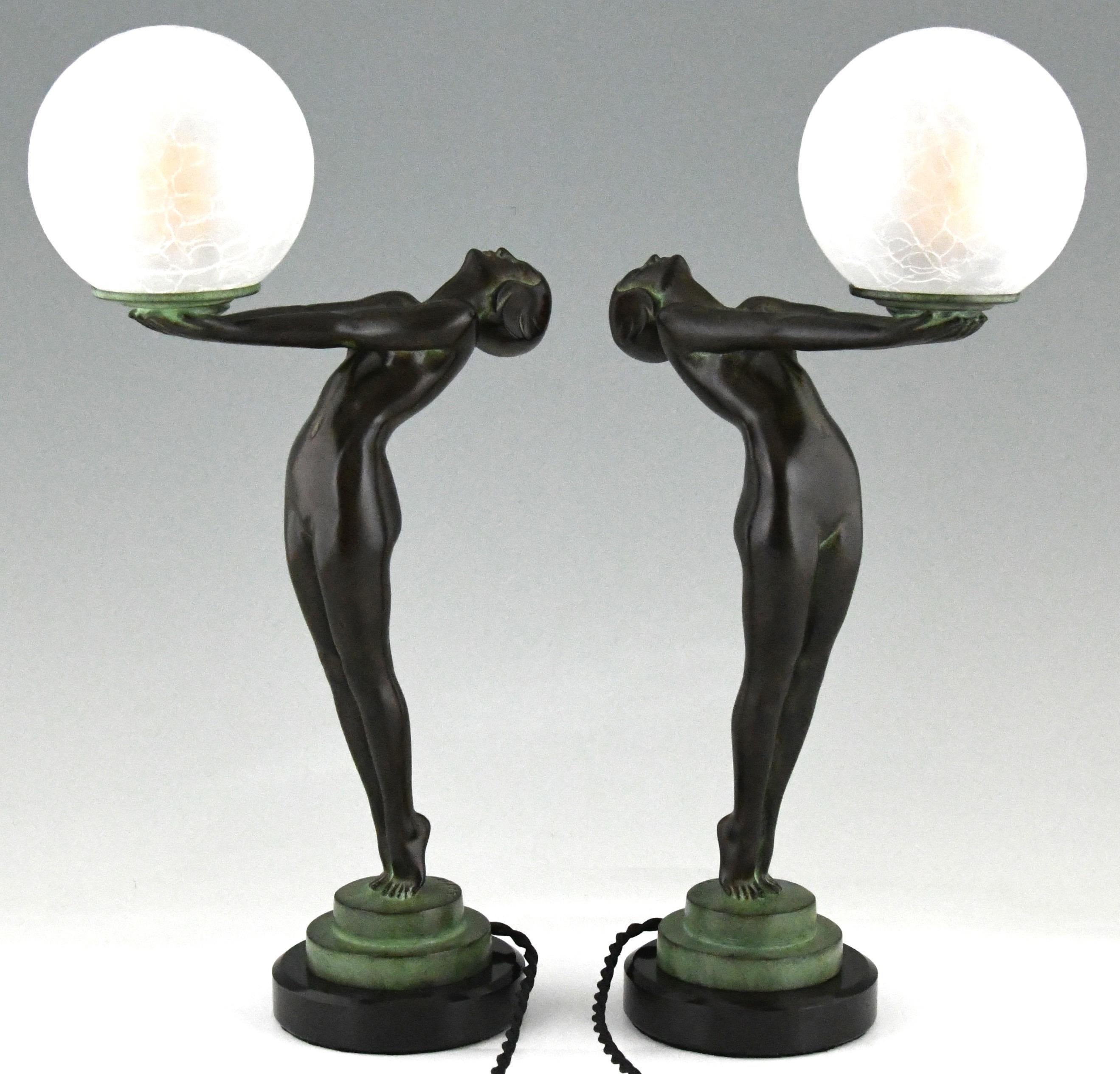 art deco lamp globe