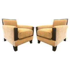 Pair of Art Deco Style Lounge Chairs