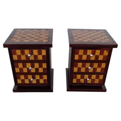 Pair of Art Deco Style Nightstands or Side Tables