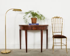 Coppia di lampade da terra in ottone da farmacia in stile Art Déco di Casella