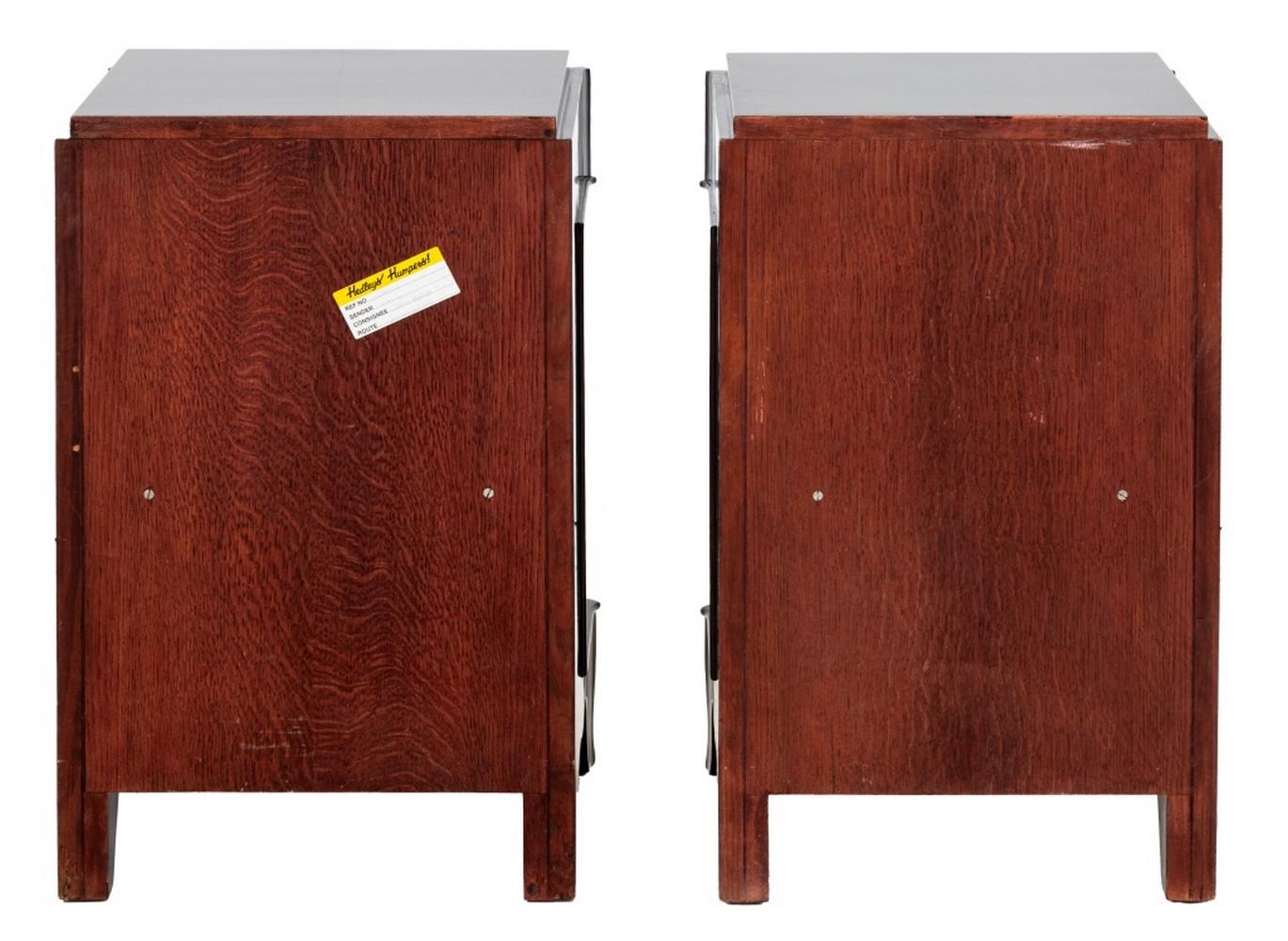 20th Century Pair of Art Deco Style Rosewood Night Stands For Sale