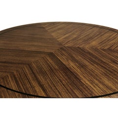 Pair of Art Deco Style Round Side Tables
