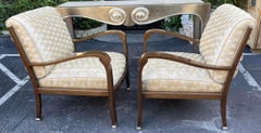 Pair of Art Deco Style Sally Sirkin Lewis for J. Robert Scott Club Chairs