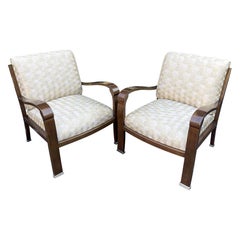 Pareja de sillones club estilo art déco Sally Sirkin Lewis para J. Robert Scott