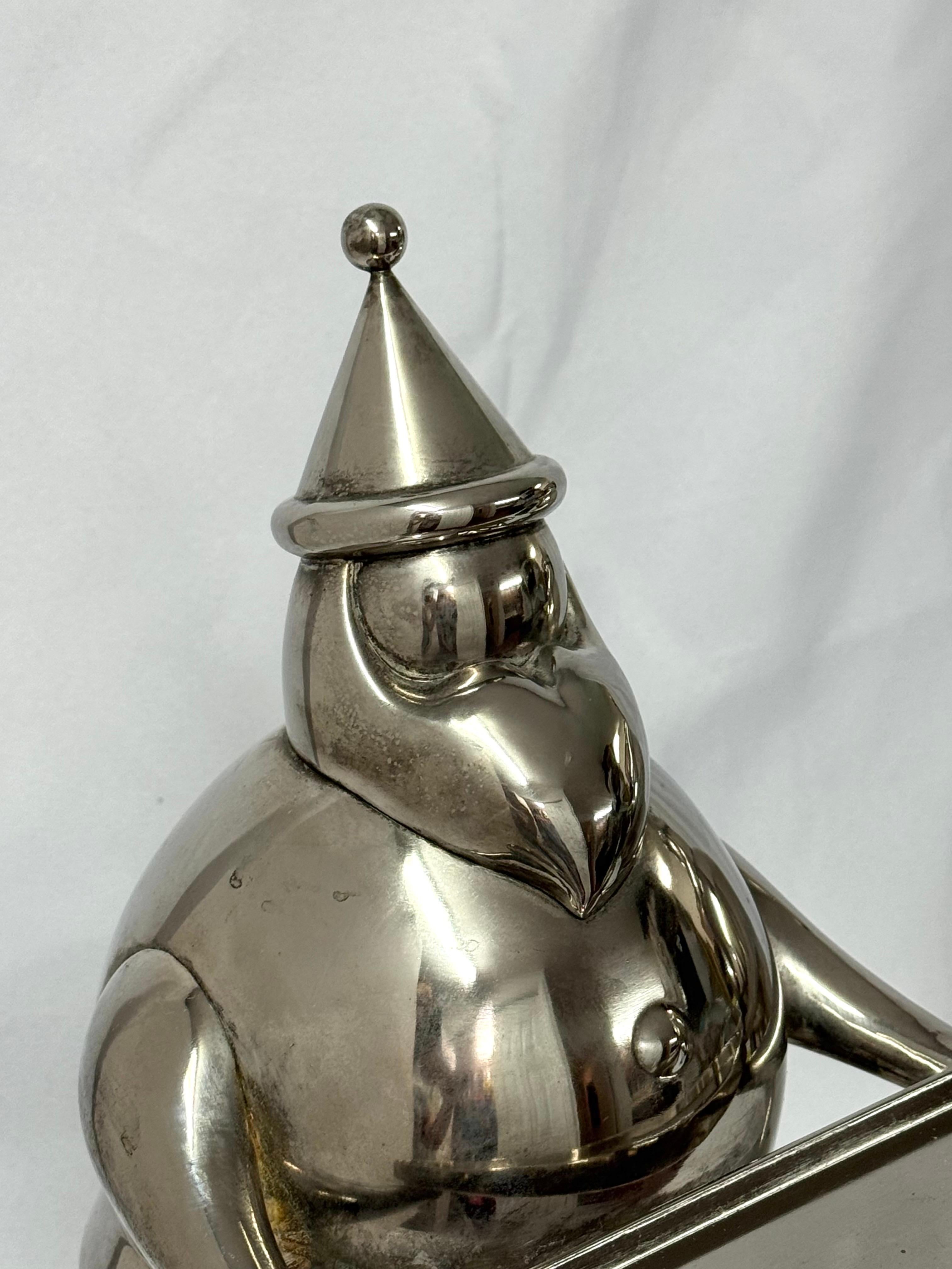 Coppia di sculture di Babbo Natale in stile Art Déco in vendita 6