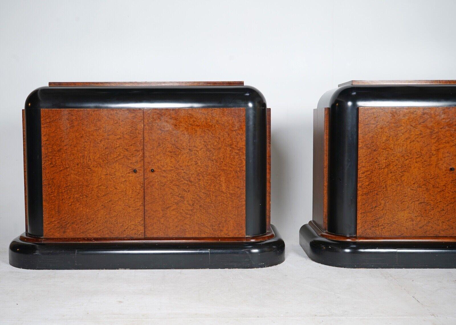 Pair Of Art Deco Style Sideboard Cabinets 3