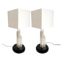 Silver Leaf Table Lamps