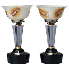 Pair of Art Deco Style Table Lamps, Germany, Late 20th Century