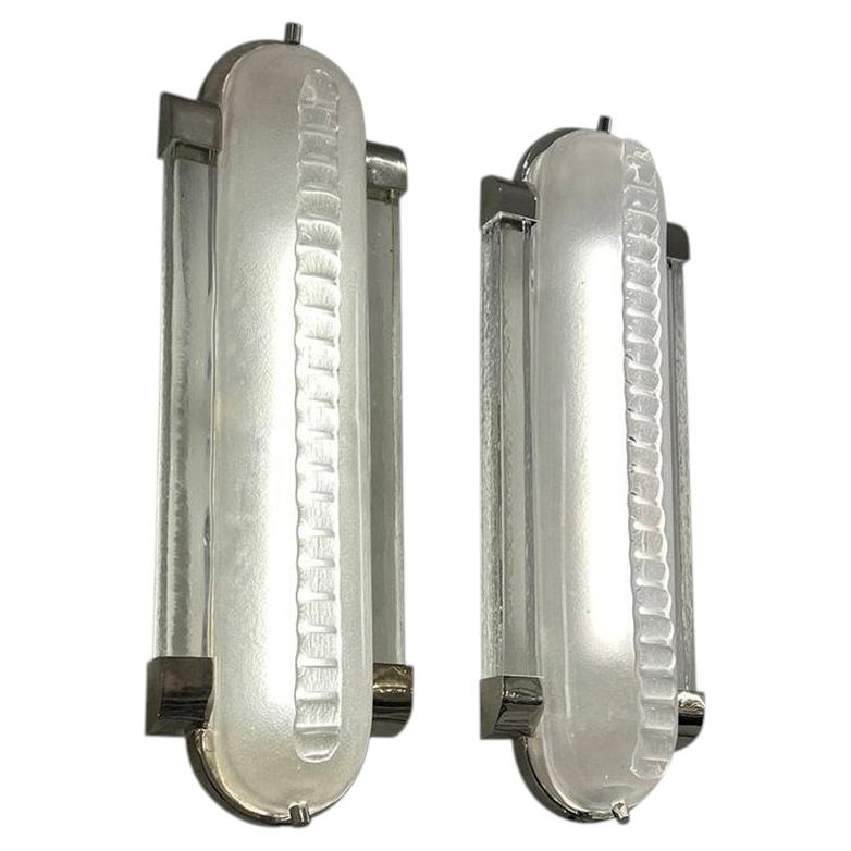 Pair of Art Déco Style Wall Lights For Sale