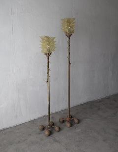 Pair of Art Deco Styled Lamps by Carlos De Anda