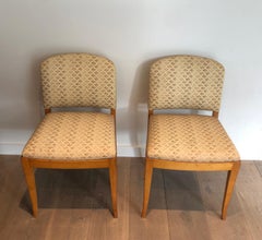 Coppia di sedie Art Deco in sicomoro