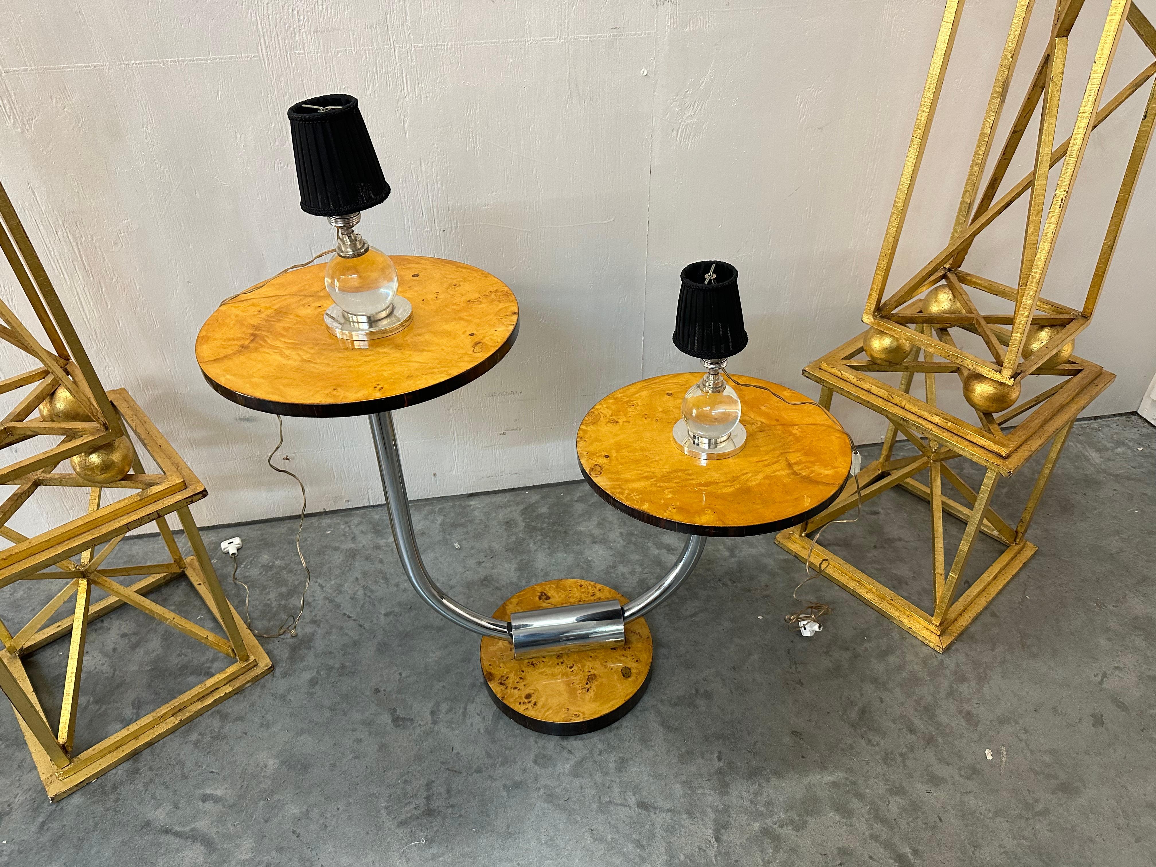 Pair of Art Deco Table Lamp, 1920, France For Sale 4