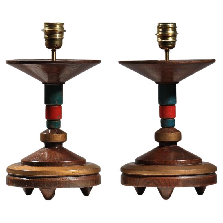 Pair of Art Deco Table Lamp 1930 For Sale