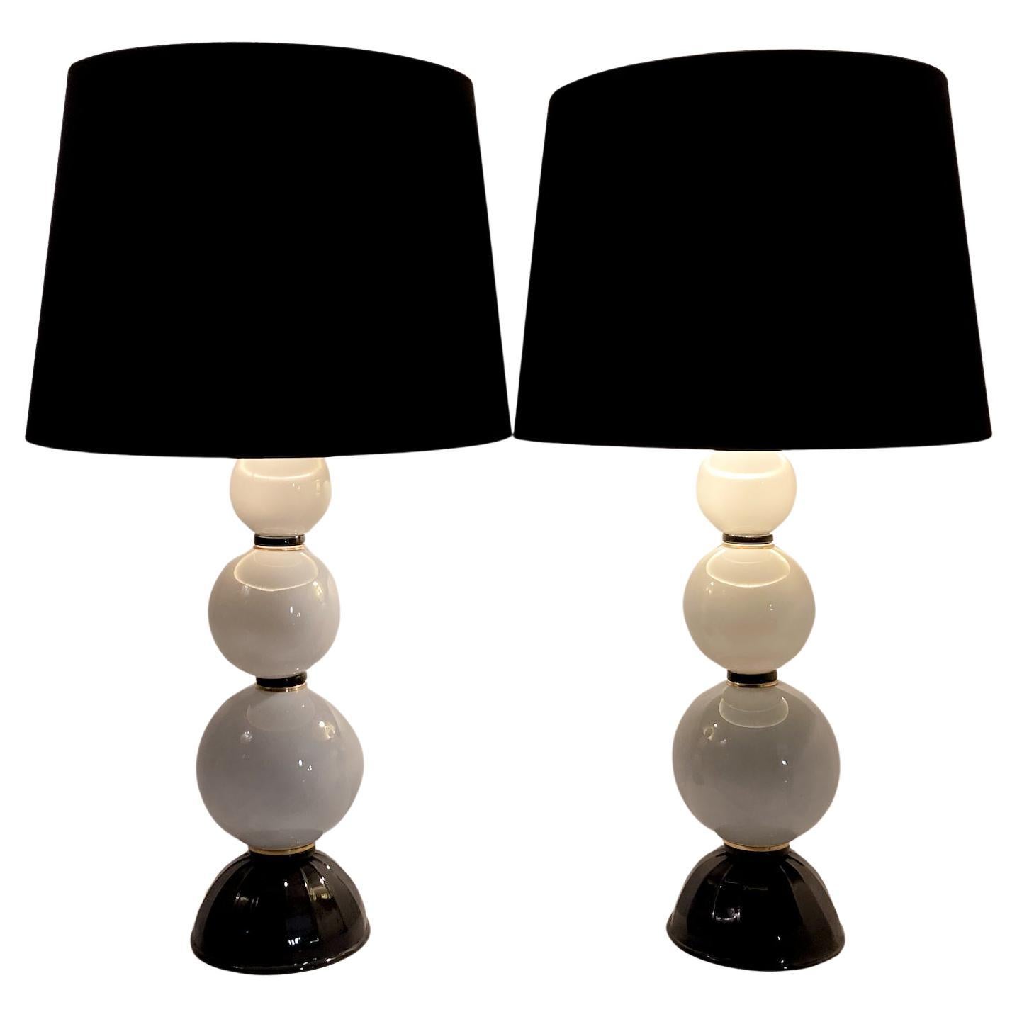 Paire de lampes de table Art déco