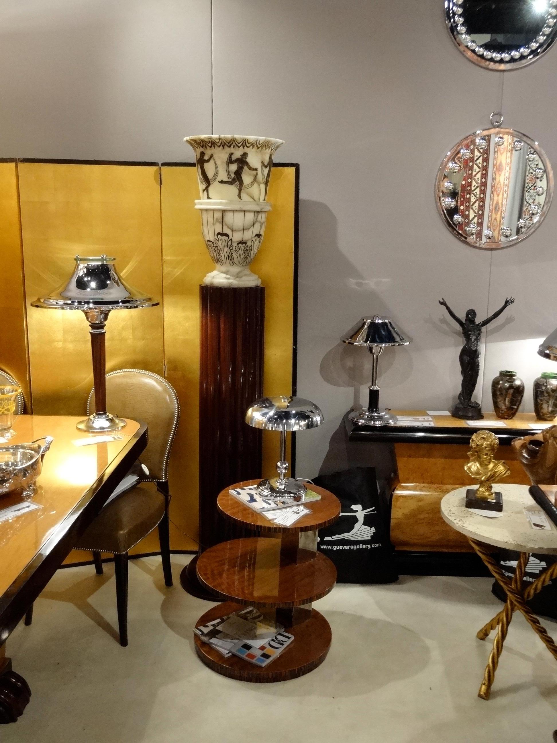Table lamps Art deco.
Exhibited at Original antique show ( Miami beach ) and Palm beach 