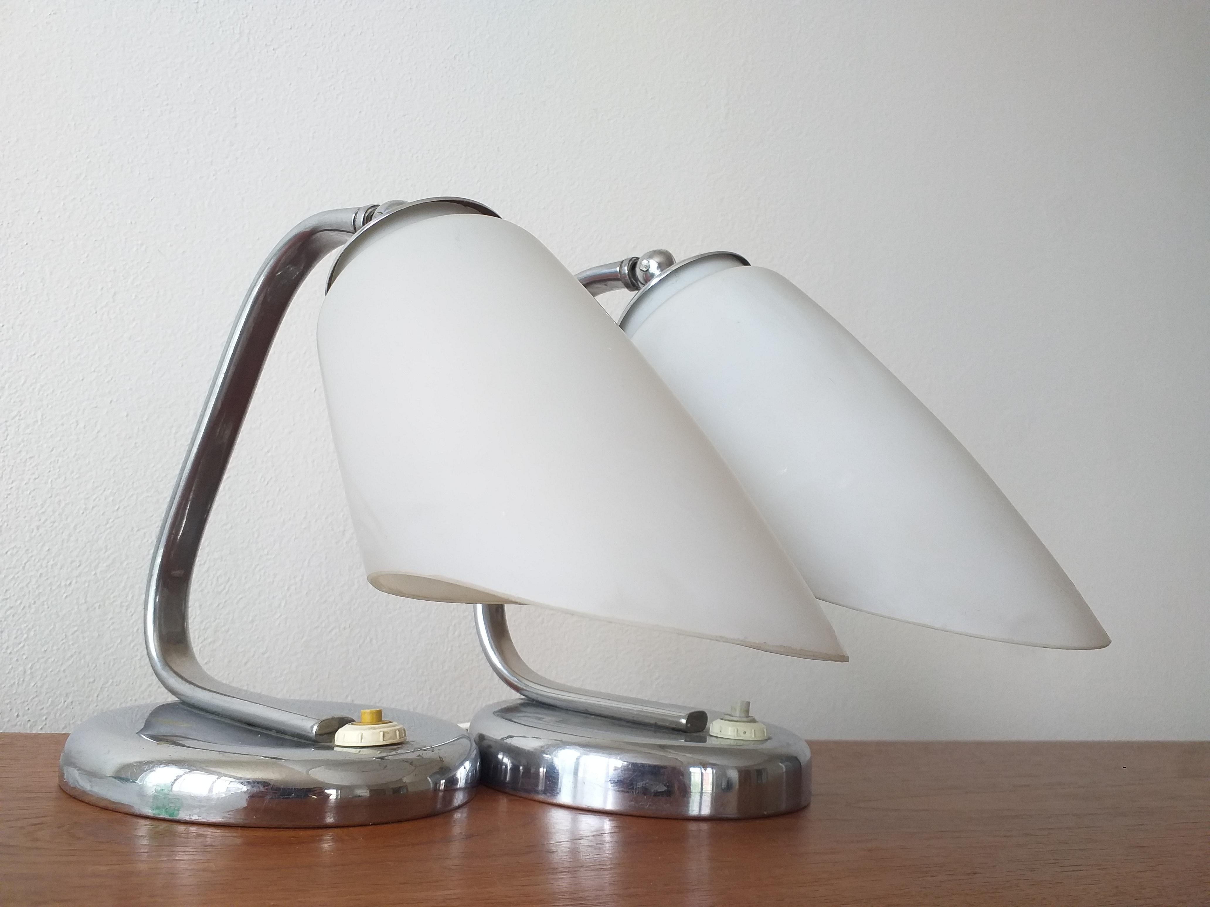 Pair of Art Deco Table Lamps, 1930 For Sale 1
