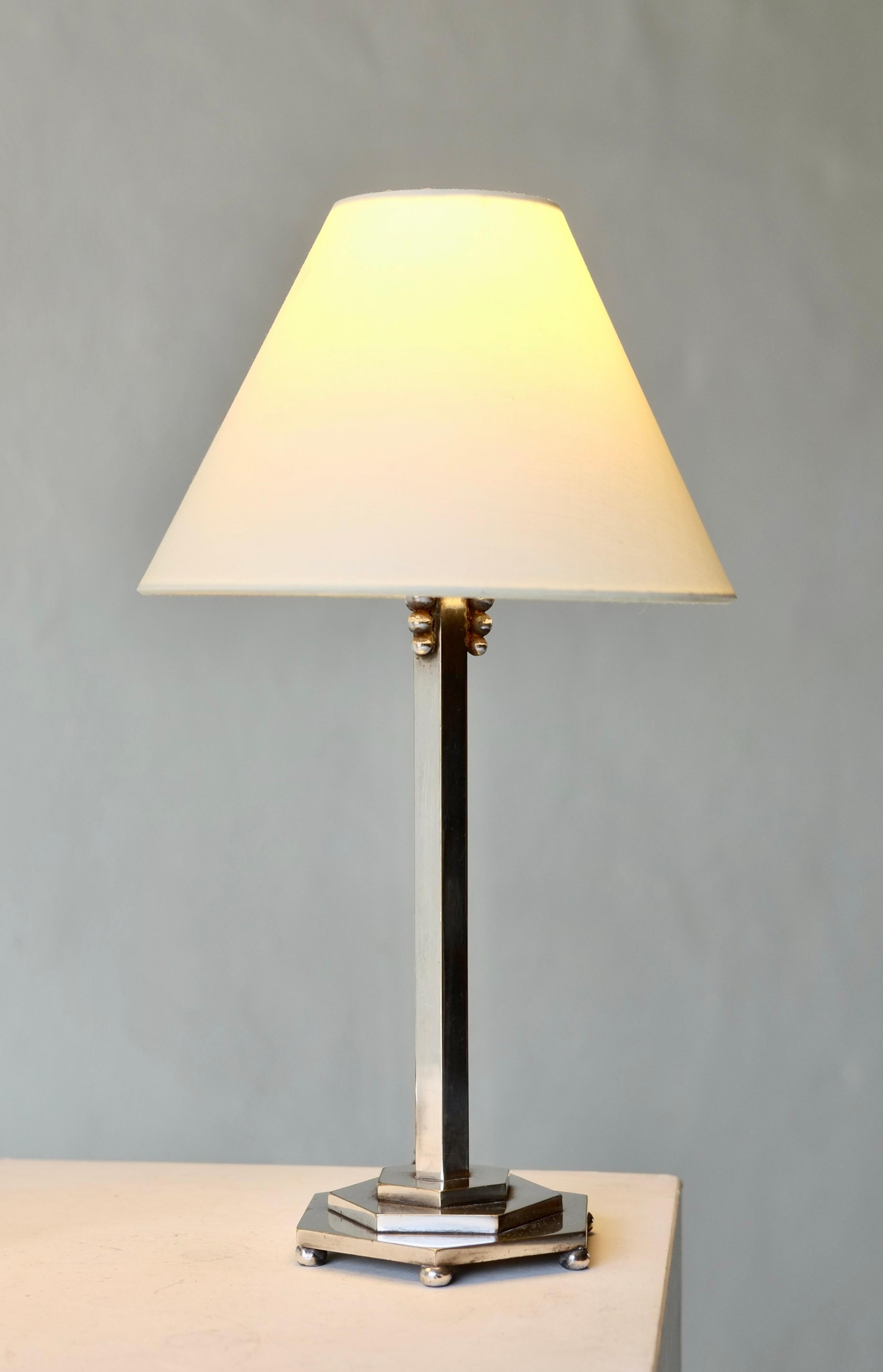 Mid-20th Century Pair Of Art Deco Table Lamps