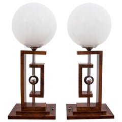 Pair of Art Deco Table Lamps