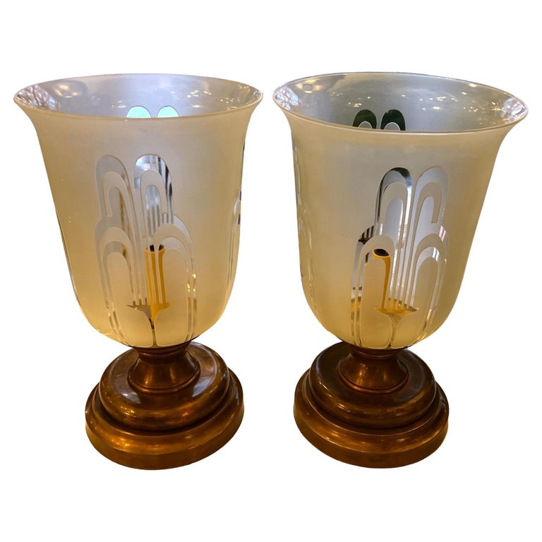Pair of Art Deco Table Lamps For Sale at 1stDibs