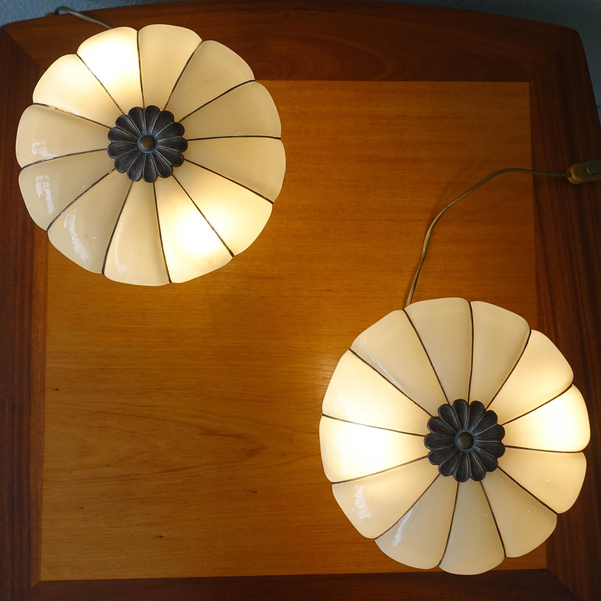 Pair of Art Deco Table Lamps from Josef Hoffman for Wiener Werkstatte, 1930's 4