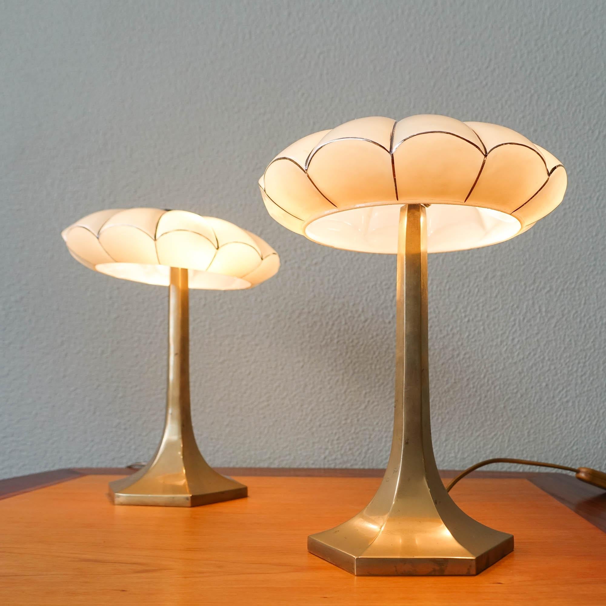 Pair of Art Deco Table Lamps from Josef Hoffman for Wiener Werkstatte, 1930's 6
