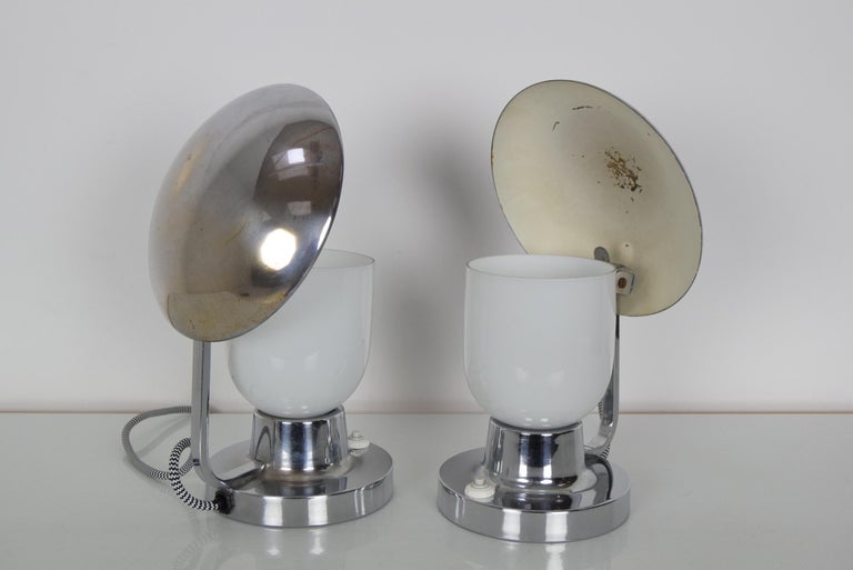 Pair of Art Deco Table Lamps/Napako, 1940's For Sale 2