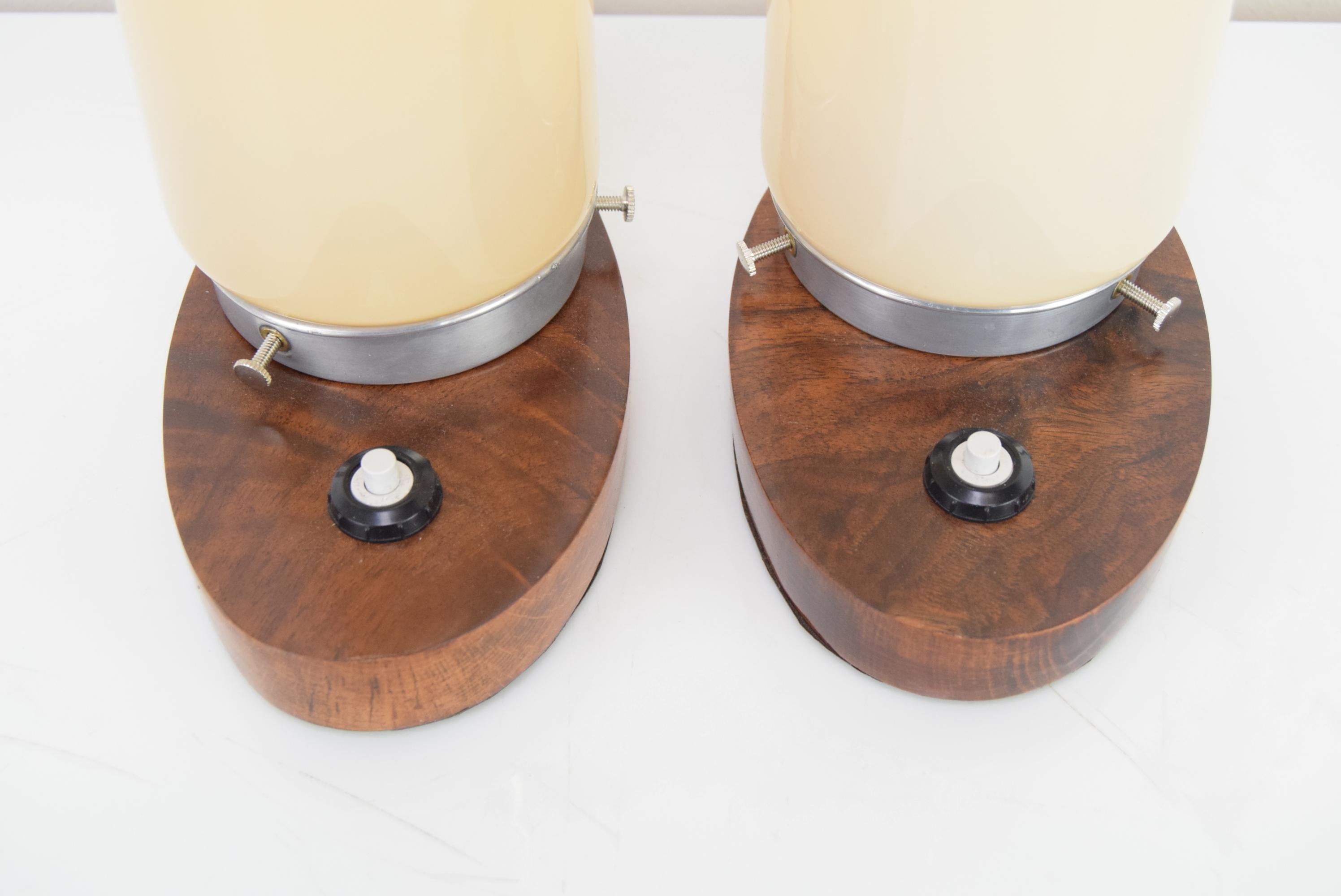 Pair of Art Deco Table Lamps, 1930s  1