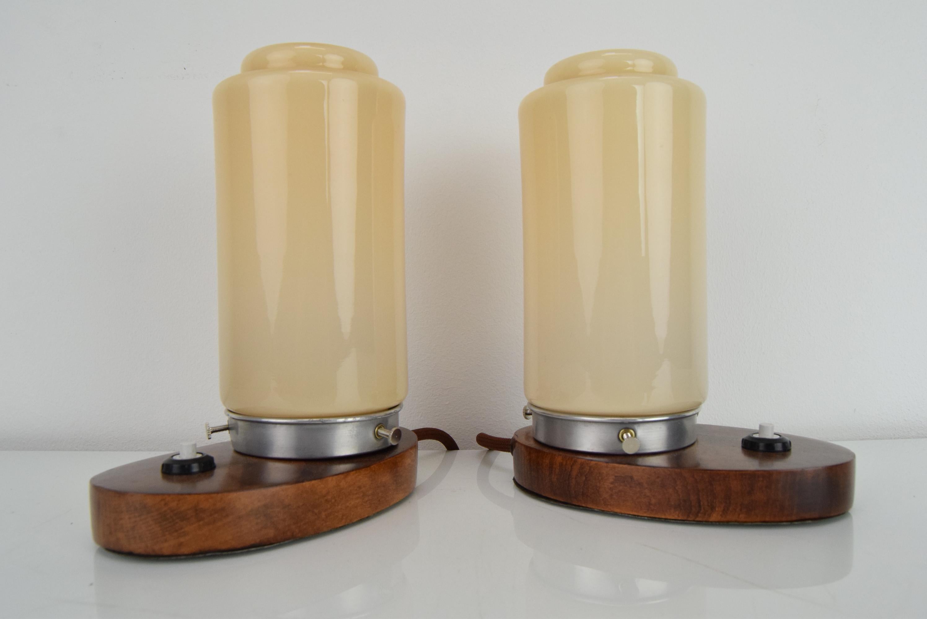 Pair of Art Deco Table Lamps, 1930s  2