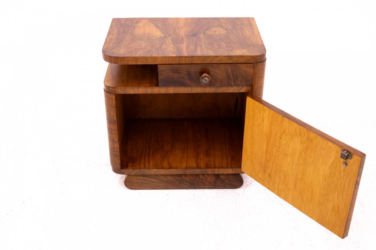 Paire de tables Art déco des années 1950, après rénovation. Pologne. en vente 3